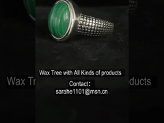 Anillo de Malaquita de plata de 925 Sterling Anillos de bodas de malaquita redondos para mujeres