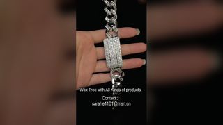 Pulsera de tipo duro 925 Pulseras de plata CZ para parejas Grabado personalizado