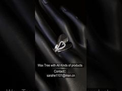 Anillos brillantes de plata 925 con circonita cúbica en forma de pera de corte radiante