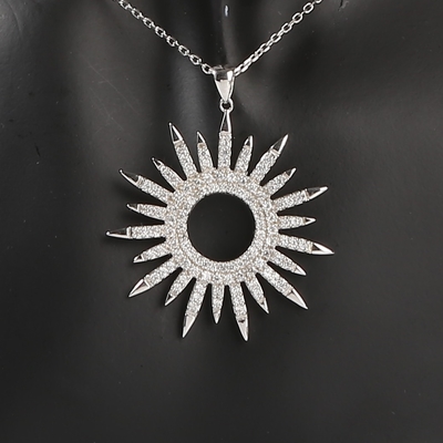 Joyería pendiente del medallón de la foto de dios del sol de la moda del collar de dios del sol simple