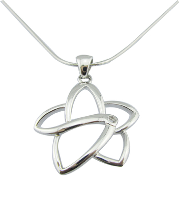 Patrick Star Colgante Cubico Zircón Plata CZ Patrick Star Colgante con cuentas Collar