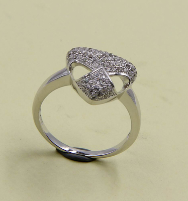 925 Anillos de plata esterlina Eternidad Anillo conjunto para mujeres Tamaños 5-10 Anillos de plata esterlina Chunky Unico de plata esterlina
