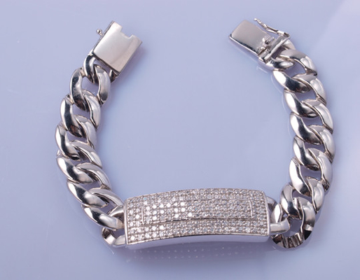 30g 925 Sterling Silver Charms For Bracelets el 17cm para hombre antialérgico