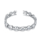 Pulsera de plata de Cartier Friendship Bracelets Flower 925 CZ para las mujeres