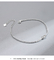 La personalidad minimalista 925 Sterling Silver Bracelet Love Knot gotea la joyería de cadena
