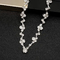 Sistema de plata de Crystal Necklace Earring And Bracelet del sistema de la joyería 925 de las mujeres de la boda