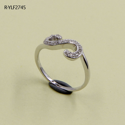 Anillos de plata claros CZ 925 Grado AAA CZ piedras preciosas Anillo de joyería o decoraciones