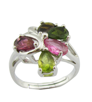 925 Anillos de plata hechos a mano con piedras preciosas