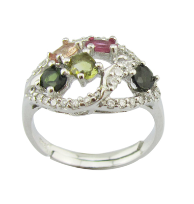 925 Anillos de plata con piedras preciosas Peso de plata 3-5 g Oportunidad informal / fiesta