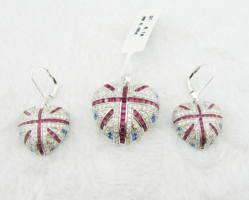 925 de plata esterlina clásico Dangle aretes con cerradura de langosta
