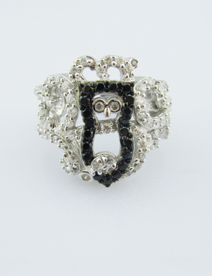 Elegantes joyas de plata 925 con rodio, diseño clásico, con ajuste de bisel.