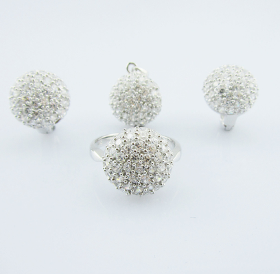 Elegantes pendientes de plata 925 con cadena de cerradura de langosta