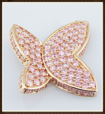 Conjunto de joyas con logotipo 925 con auriculares AAA CZ