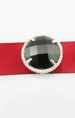 Agate negro plata esterlina 925 clásico Dangle Aretes Conjunto con AAA grado de zirconia cúbica plata real juegos de joyería