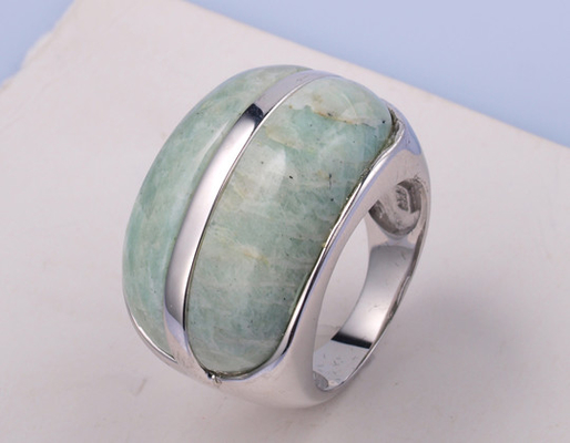 Anillos de piedras preciosas de plata 925 para fiestas casuales y aniversarios