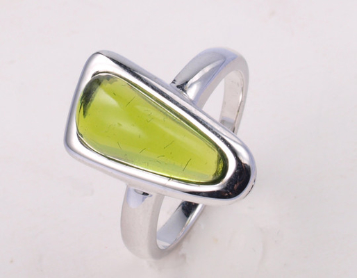 Anillos de piedras preciosas de plata 925 para fiestas casuales y aniversarios