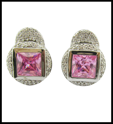 Elegante Sterling Silver Stone Orecillos Sterling Silver Gemstone Drop Orecillos Ligero Casual