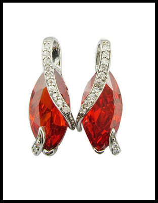 Elegante Sterling Silver Stone Orecillos Sterling Silver Gemstone Drop Orecillos Ligero Casual