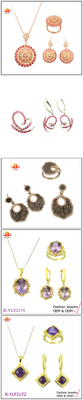 925 Plata Esterlina Joyería Conjunto con AAA CZ Piedras Clasificación Cerradura de langosta Logotipo personalizado