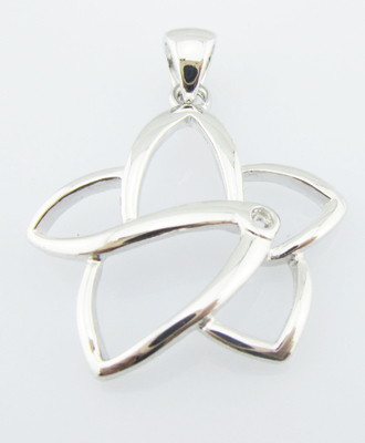 Patrick Star Colgante Cubico Zircón Plata CZ Patrick Star Colgante con cuentas Collar