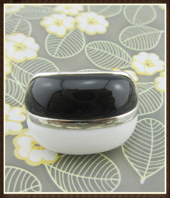 Oval 925 Anillos de plata de piedra preciosa para celebraciones casuales y de aniversario Anillos de plata de ágata blanca y ágata negra