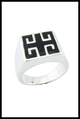 Anillos de piedra preciosa de esmalte brillante en plata esterlina 925 plata esterlina Anillos de joyería de plata esterlina anillos de plata esterlina