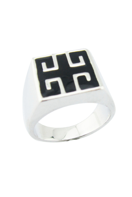 Anillos de piedra preciosa de esmalte brillante en plata esterlina 925 plata esterlina Anillos de joyería de plata esterlina anillos de plata esterlina