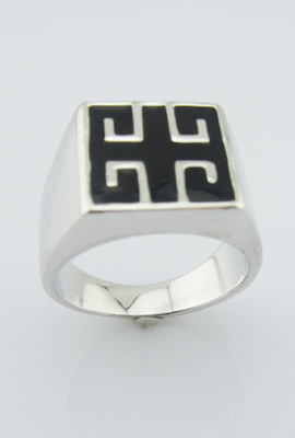 Anillos de piedra preciosa de esmalte brillante en plata esterlina 925 plata esterlina Anillos de joyería de plata esterlina anillos de plata esterlina