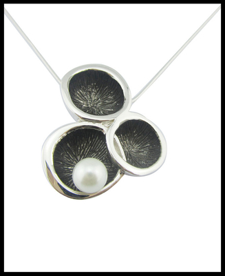 Perla Redonda Blanca Perla Estilo Clásico Plata 925 Joyería Conjunto con AAA CZ y Rodio Revestimiento Plata Esterlina Boda