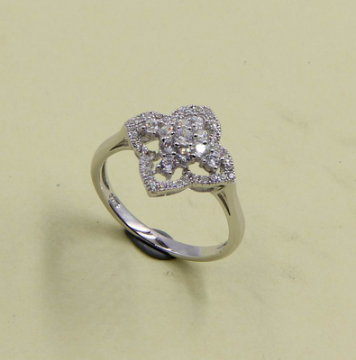 2-3mm 925 de plata CZ Chevron Anillos de boda para la promesa de novia 925 de plata anillo de plata esterlina anillo de flor de plata banda de plata rin