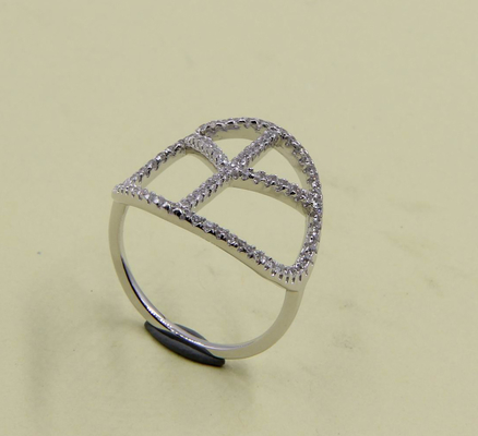 Anillos de plata simple Anillos de plata de paz Anillo enpilable Anillo enpilable de plata
