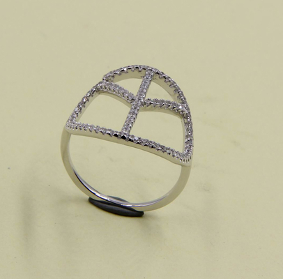 Anillos de plata simple Anillos de plata de paz Anillo enpilable Anillo enpilable de plata