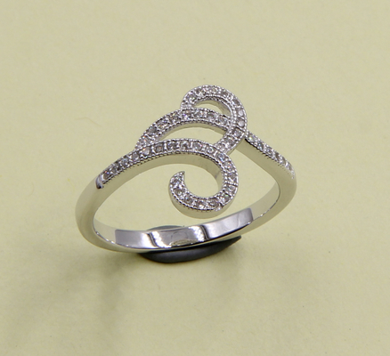 925 plata esterlina CZ Anillos de juego de punta con corte redondo Anillos de apilamiento de plata esterlina Anillos de turquesa de plata esterlina