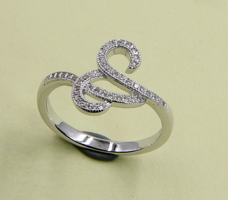 925 plata esterlina CZ Anillos de juego de punta con corte redondo Anillos de apilamiento de plata esterlina Anillos de turquesa de plata esterlina