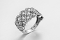 Pequeños regalos valiosos 925 anillos de Sterling Silver CZ un enlace fuerte entre los amantes