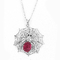 La joyería de Ruby Silver 925 fijó 14,26 gramos de Sterling Silver Spider Pendant