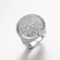 disco Tiffany Interlocking Circles Ring de 6.8g Sterling Silver Open Circle Ring