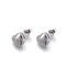 2,6 gramos 925 de la CZ de OEM de plata Tiffany Heart Earrings Silver de los pendientes