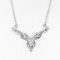 Líneas dobles 925 joyería de plata pura de Sterling Silver Necklaces 5.03g Kundan