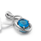 Casarse la joyería de las señoras de Crystal Pendant 925 Sterling Silver Chain Necklace Womens del corazón