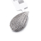 Titanio 925 CZ de plata Chanel Marquise Diamond Solitaire Pendant pendiente