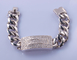 50 gramos 925 de pulsera de plata el 17cm Michael Kors Sterling Silver Bracelet de la CZ
