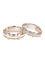 anillos de Diamond Rings Couples Cross Promise del oro de 4.5g 6.5g 18K
