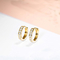 Oro simple Diamond Earrings 2.3g de OL 18K tricolor CONTRA claridad