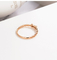 Anillos de compromiso de Diamond Rings 0.3ct Moissanite del oro del Bowknot 18K para la boda