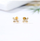 CONTRA la estrella Diamond Stud Earrings de Diamond Earrings 0.12ct del oro de la claridad 18K