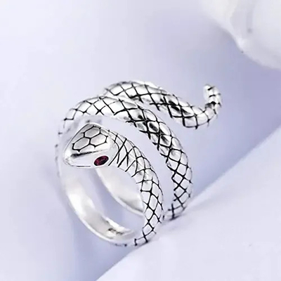 1.50g Sterling Silver Rings delicado, 8.0m m Sterling Silver Rings ajustable de apertura